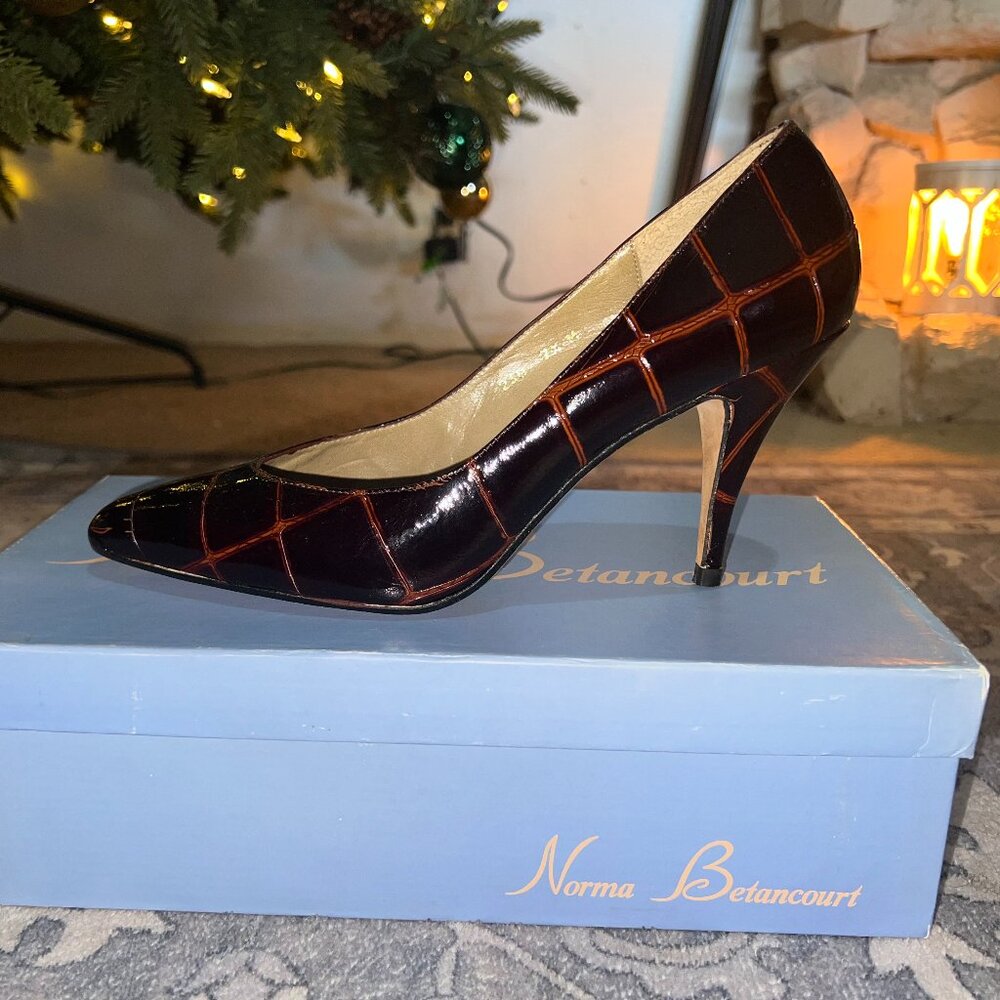 Norma Betancourt Croc Pumps